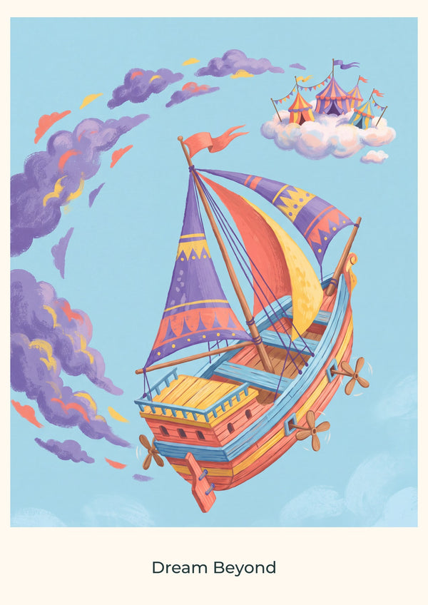 Dream Beyond — Sky Carnival Children’s Art Print