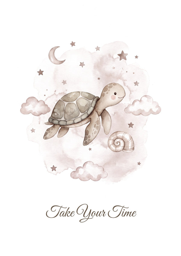 Take Your Time — Ocean Lullabies Nursery Print