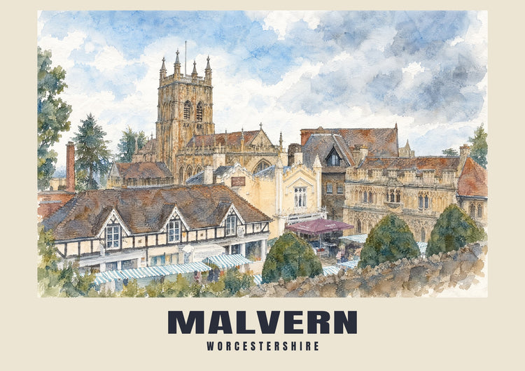 Malvern — English Watercolour Art Print