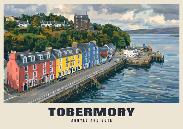 Tobermory — Gouache Art Print