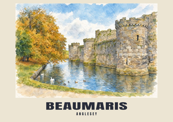 Beaumaris — English Watercolour Art Print