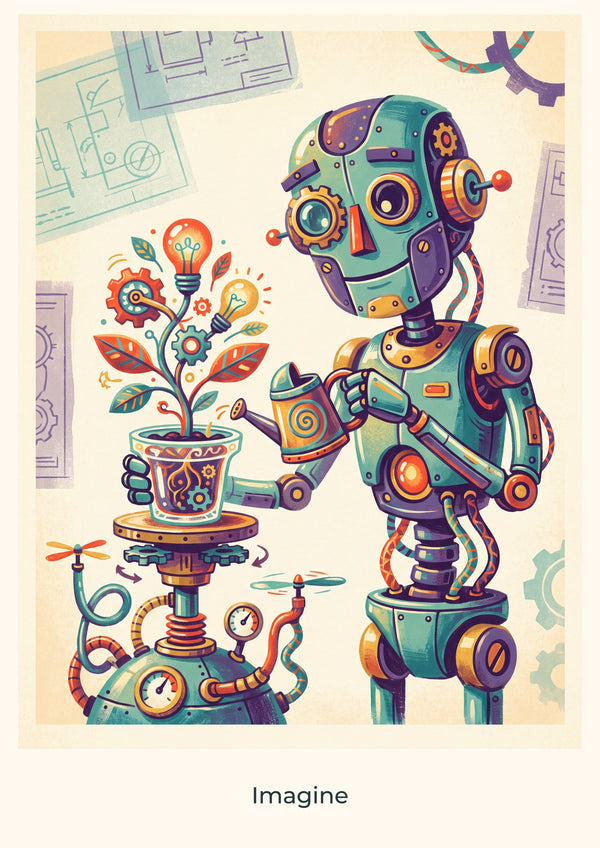Imagine — Inventor’s Club Children’s Art Print