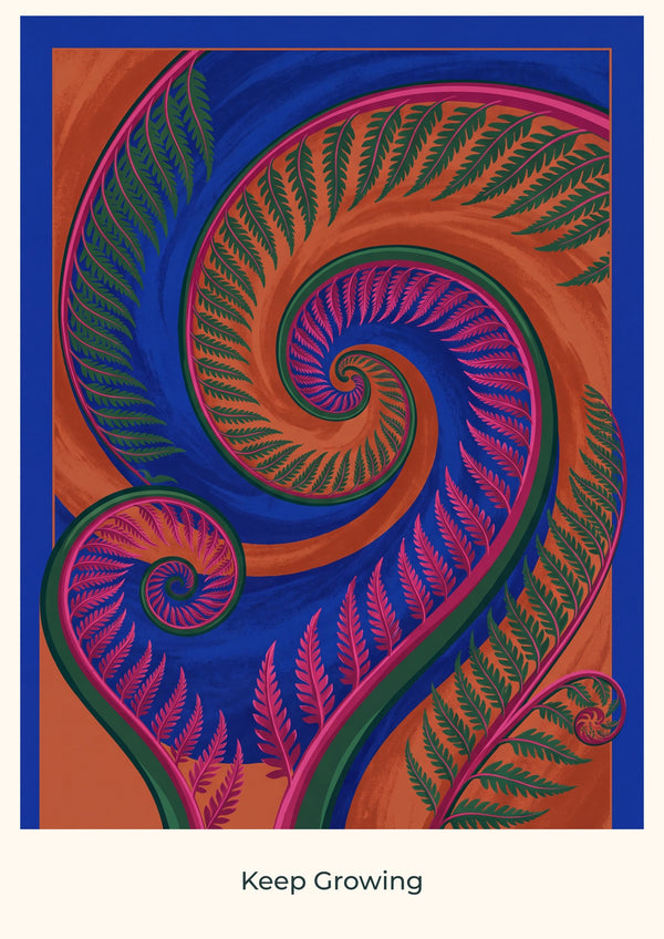 Keep Growing — Botanical Explorers Children’s Art Print