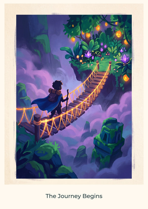 The Journey Begins — Quest Beyond Children’s Art Print