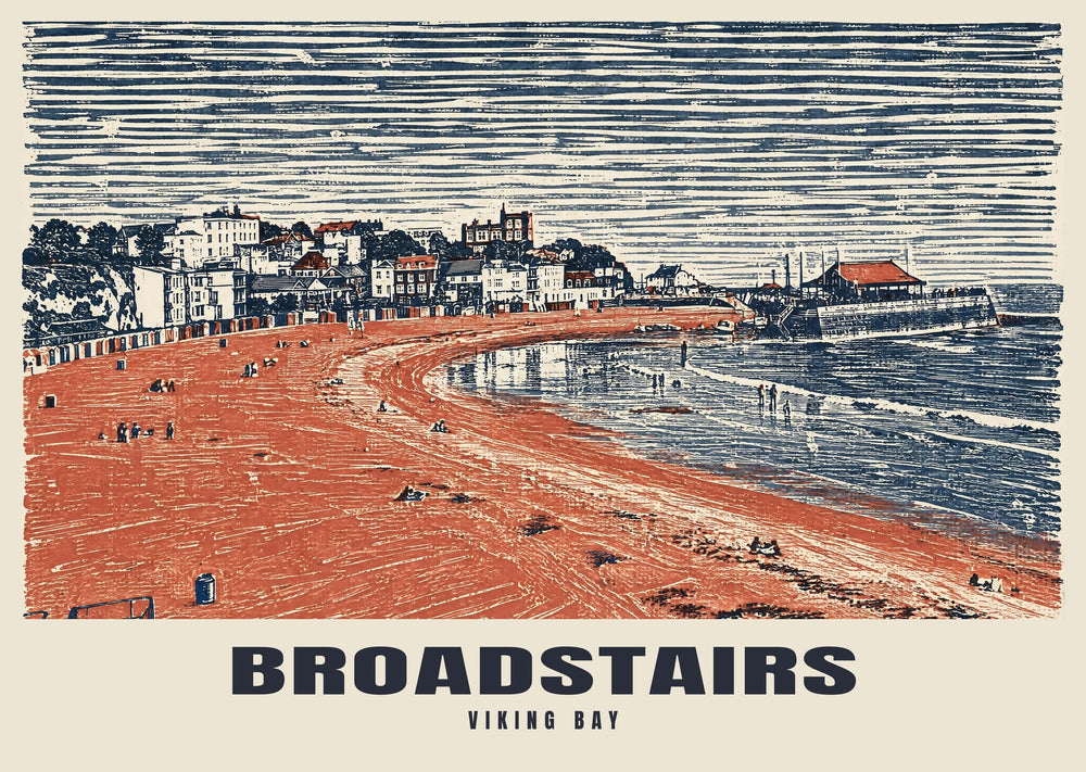 Viking Bay, Broadstairs Poster