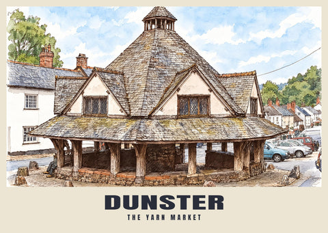 The Yarn Market, Dunster Poster