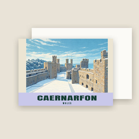 Caernarfon Castle Christmas Cards (Pack of 10)