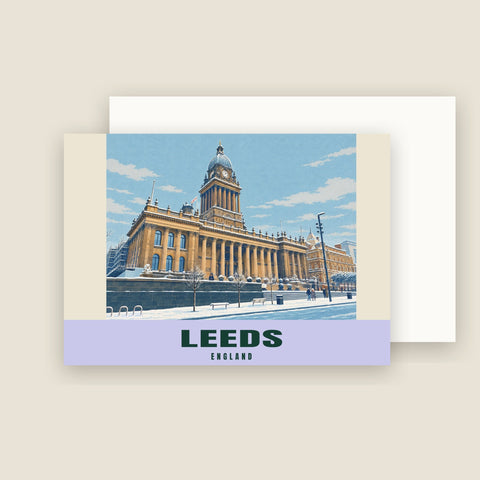 Leeds Town Hall Christmas Cards (Pack of 10)