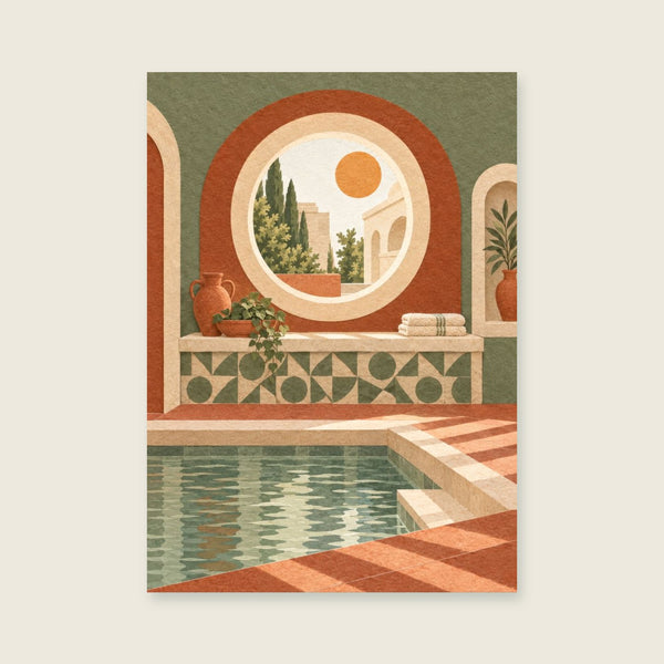 Steam and the Round Window Art Print