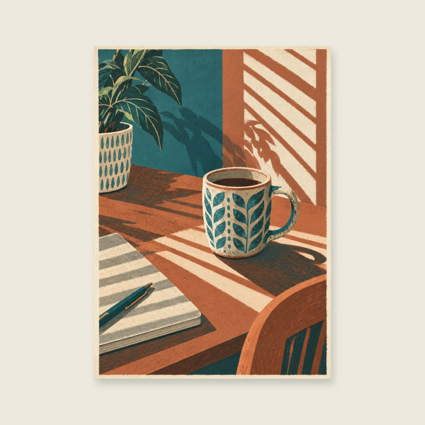Window Beside the Desk Art Print