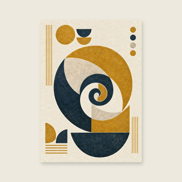 The Turning Shape Art Print