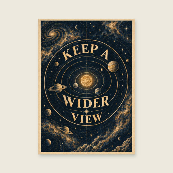 Keep a Wider View Art Print