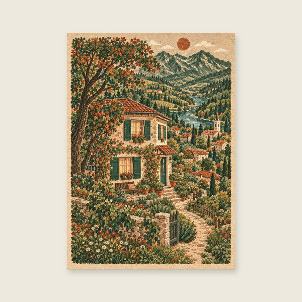 The House on the Corner Art Print