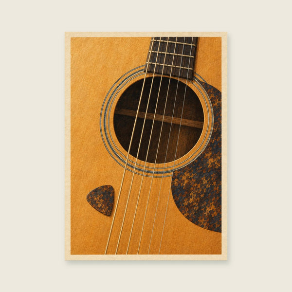 Pick and Soundhole Art Print