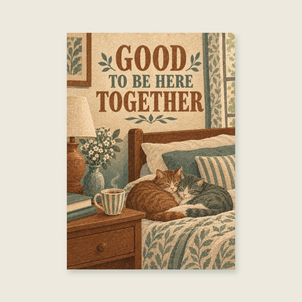 Good To Be Here Together Art Print