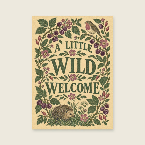 Little Wild Welcome Art Print