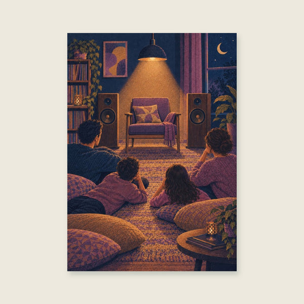 Two speakers Art Print