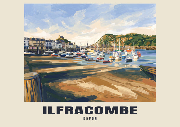 Ilfracombe — Gouache Art Print