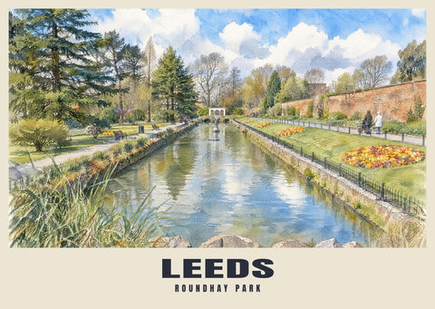 Roundhay Park, Leeds Poster