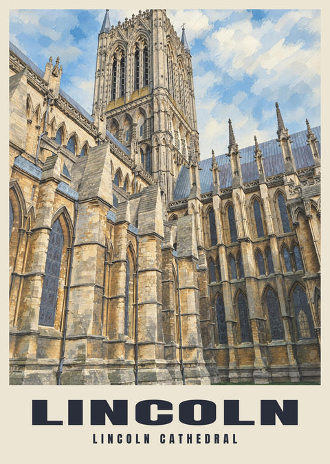 Lincoln Cathedral Poster
