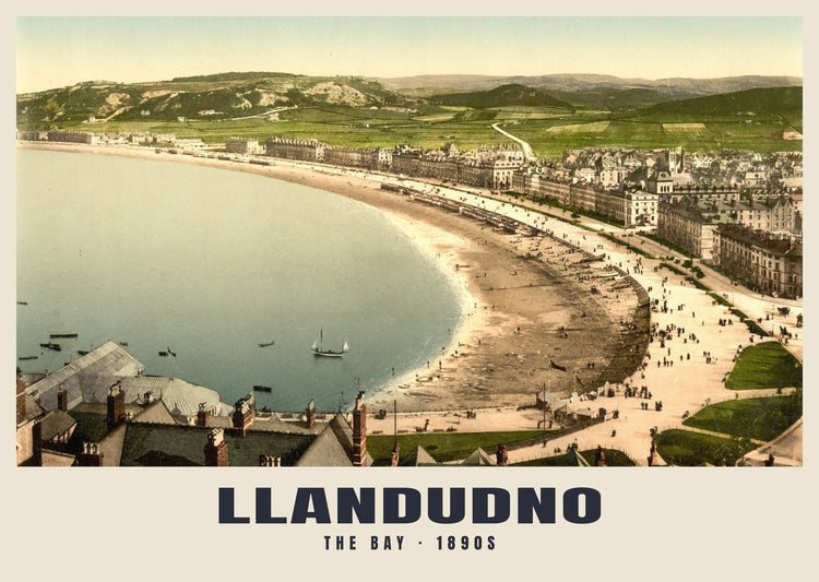 The Bay, Llandudno, c. 1890–1900 Heritage Print