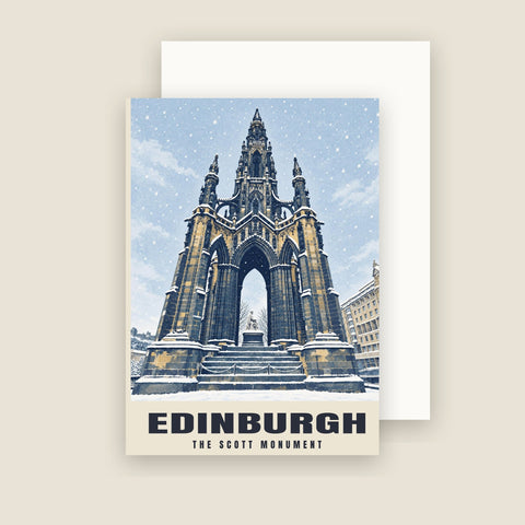 The Scott Monument, Edinburgh Christmas Cards (Pack of 10)