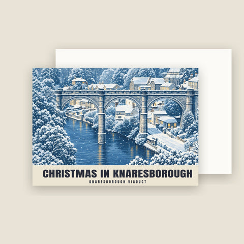 Knaresborough Viaduct Christmas Cards (Pack of 10)