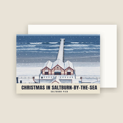 Saltburn Pier Christmas Cards (Pack of 10)