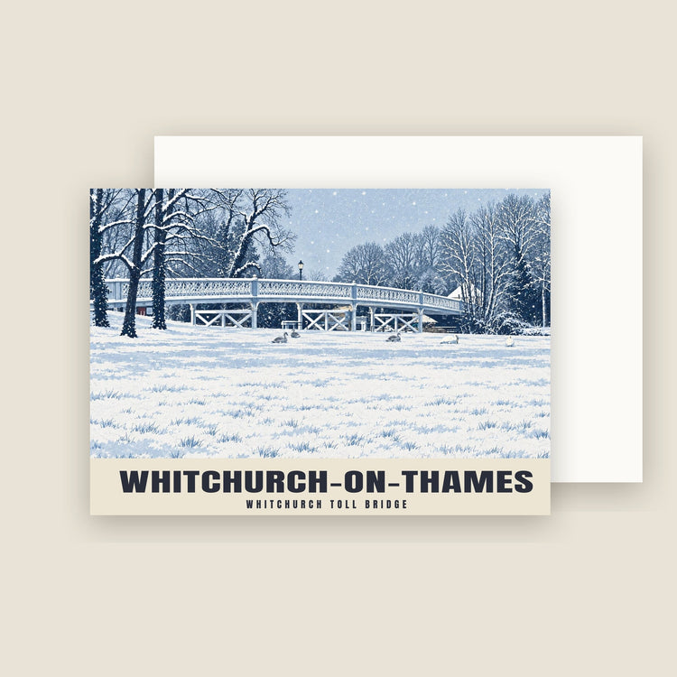 Whitchurch Toll Bridge, Whitchurch-on-Thames Christmas Cards (Pack of 10)