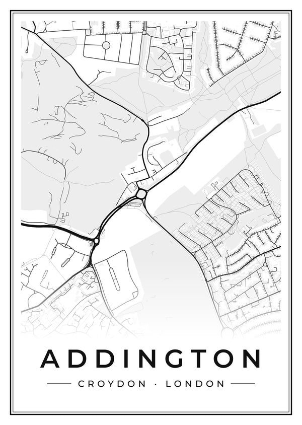 Addington Street Map Poster