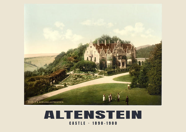 Castle, Altenstein — 1890–1900 · Vintage photochrom print
