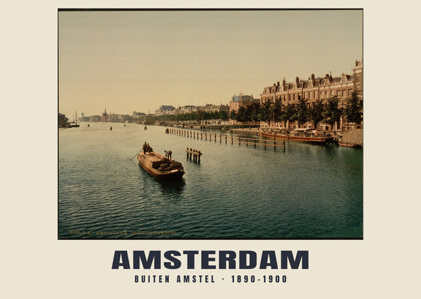 Buiten Amstel, Amsterdam — 1890–1900 · Vintage photochrom print