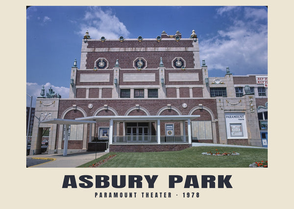 Paramount Theater, Asbury Park, New Jersey — 1978 · Historic photograph print