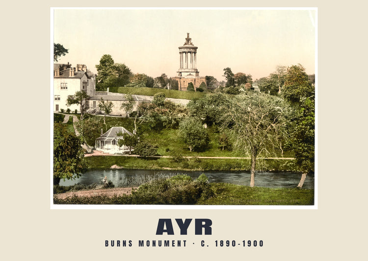 Burns Monument, Ayr, c. 1890–1900 Heritage Print