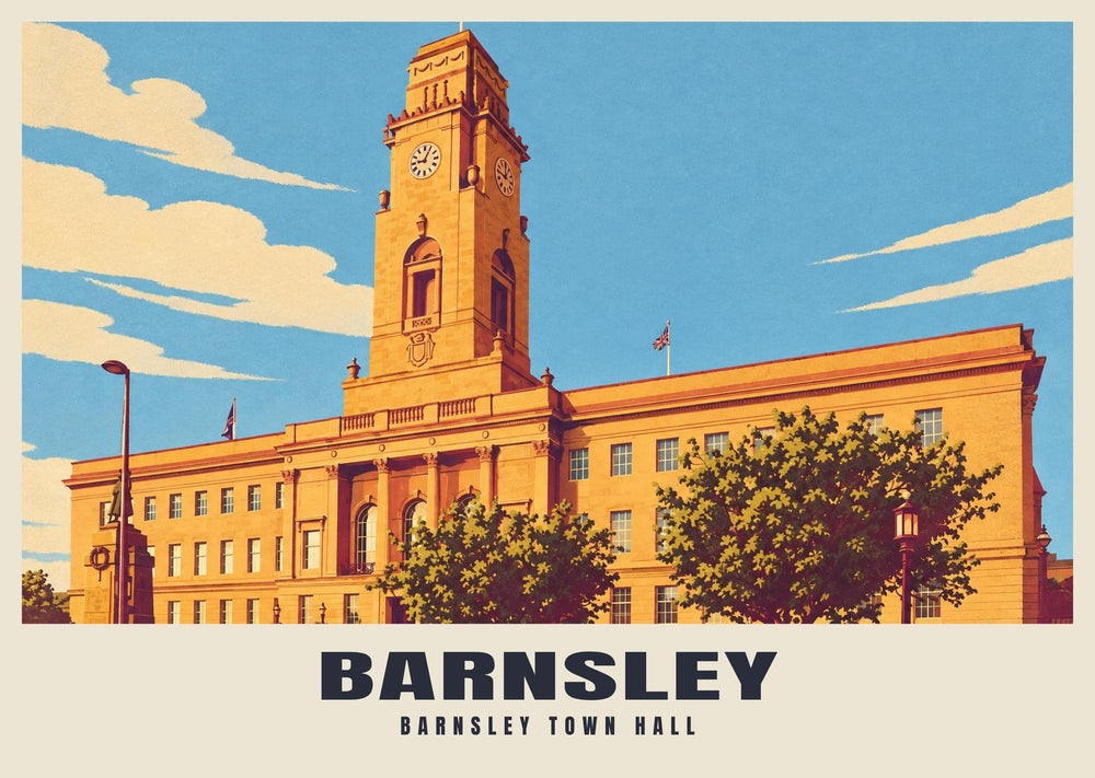 Barnsley Town Hall Poster