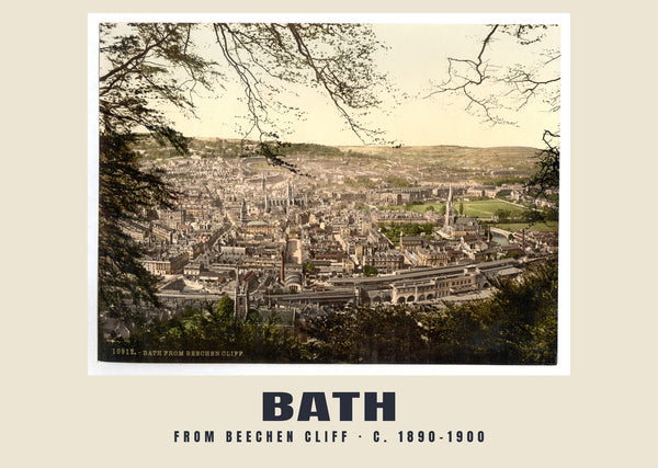From Beechen Cliff, Bath, c. 1890–1900 Heritage Print