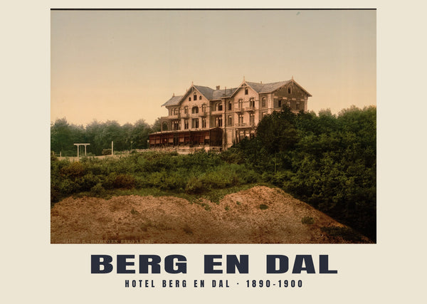 Hotel Berg en Dal, Berg en Dal — 1890–1900 · Vintage photochrom print