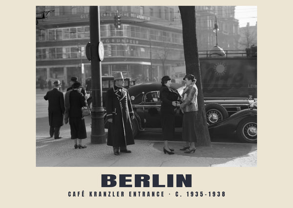 Café Kranzler Entrance, Berlin — c. 1935–1938 · Historic photograph print