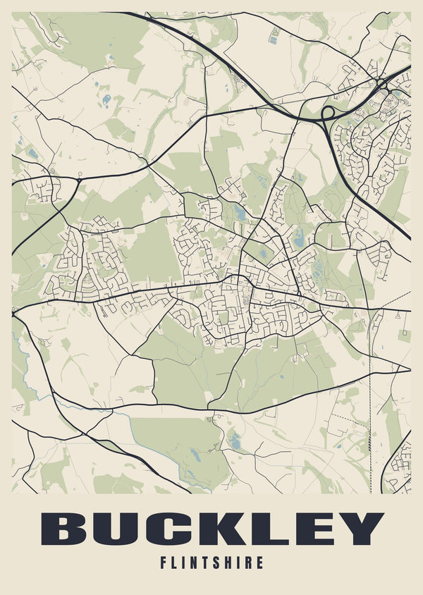 Buckley Street Map Poster