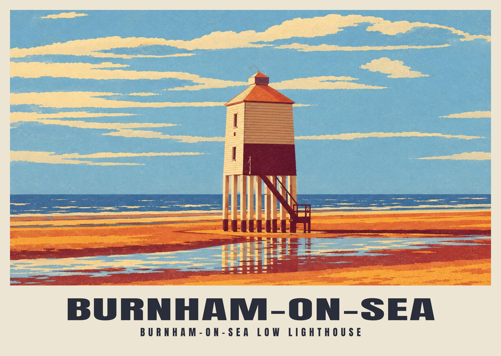 Burnham-on-Sea Low Lighthouse Poster