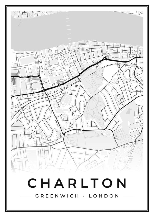 Charlton Street Map Poster