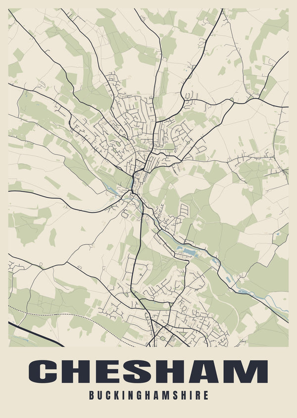 Chesham Street Map Poster