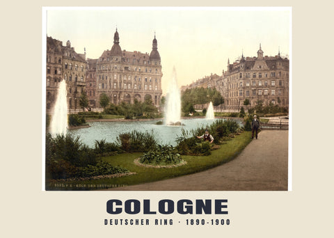 Deutscher Ring, Cologne — 1890–1900 · Vintage photochrom print