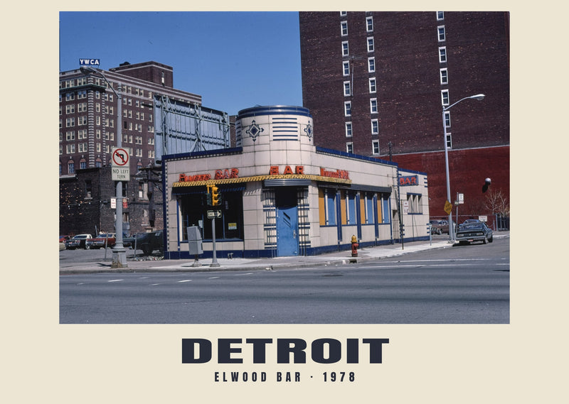 Elwood Bar, Detroit — 1978 · Historic photograph print