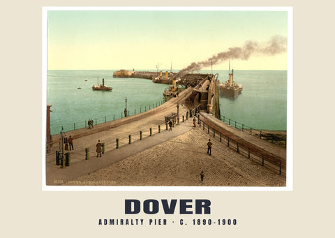 Admiralty Pier, Dover, c. 1890–1900 Heritage Print