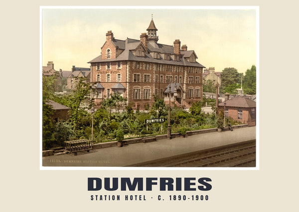 Station Hotel, Dumfries, c. 1890–1900 Heritage Print