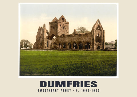 Sweetheart Abbey, Dumfries, c. 1890–1900 Heritage Print