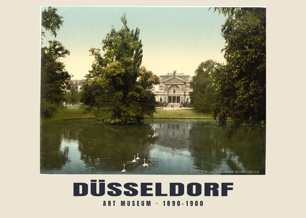 Art Museum, Düsseldorf — 1890–1900 · Vintage photochrom print