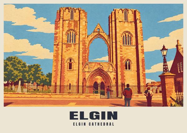 Elgin Cathedral Poster