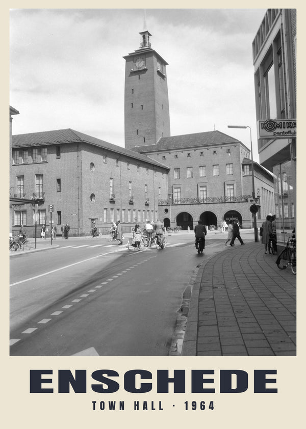 Town Hall, Enschede — 1964 · Historic photograph print